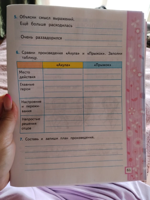 5. Объясни смысл выражений. Ещё больше расходилась. Очень раззадорился.