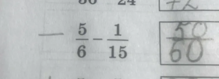 5/6 - 1/15