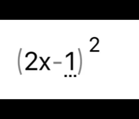 (2x-1)^2