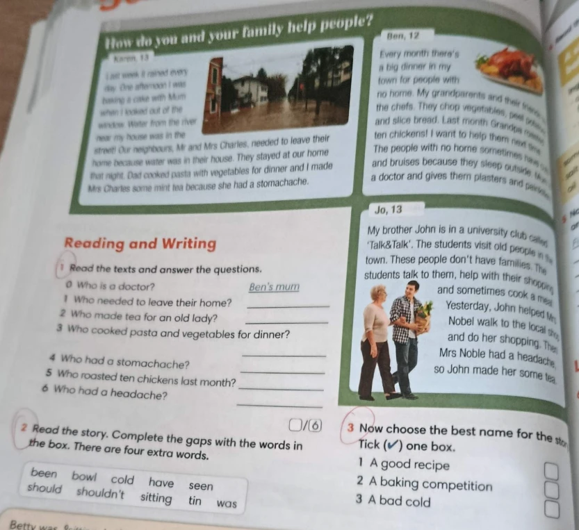 Read the texts and answer the questions.