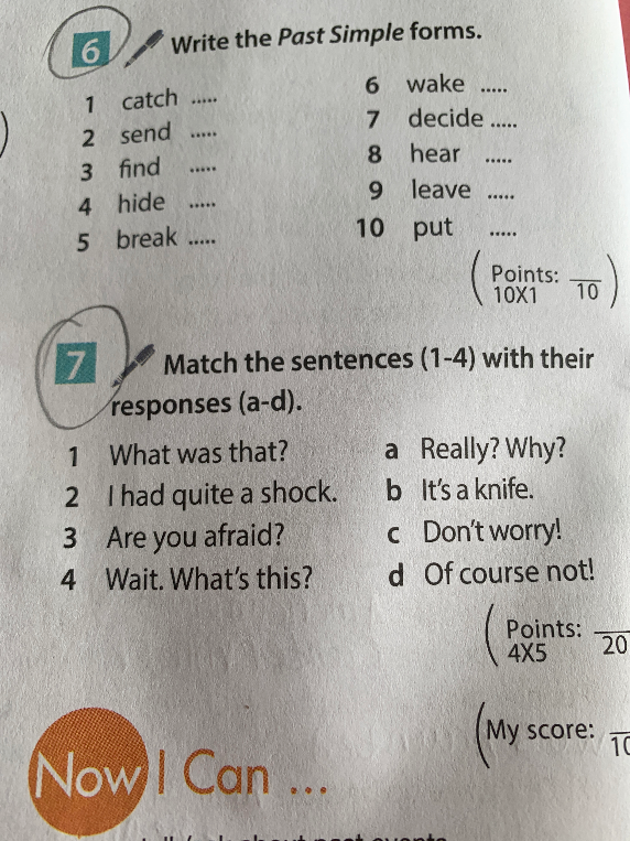 Write the Past Simple forms.