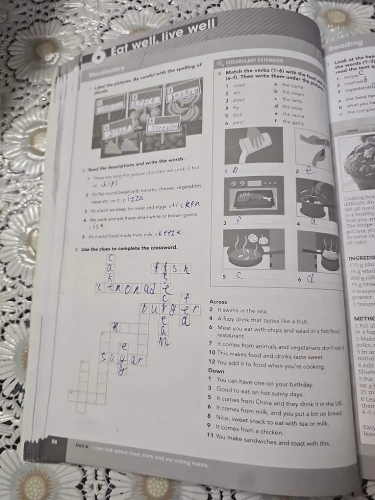 Use the clues to complete the crossword.