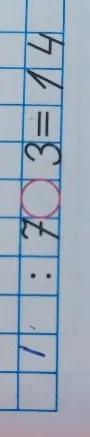 7 ? 3 = 14