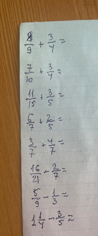 8/9 + 3/7 =