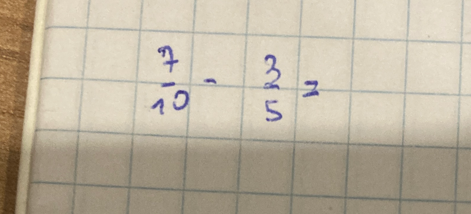 7/10 - 3/5 =