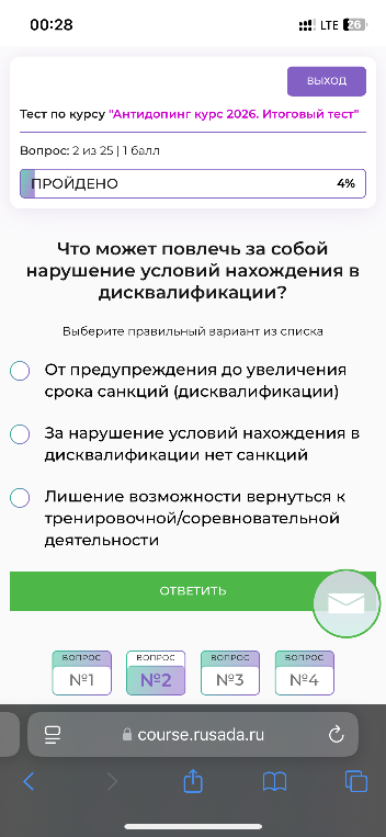 Что может повлечь за собой нарушение условий нахождения в дисквалификации?