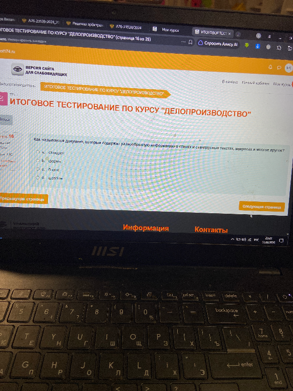 Как называется документ, который содержит разнообразную информацию о стилях и стандартных текстах, макросах и многое другое?