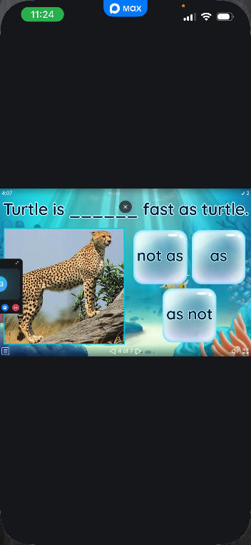 Turtle is ______ fast as turtle.