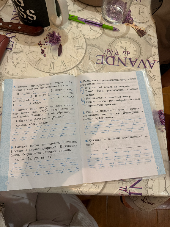 3. Вставь пропущенные буквы. Запиши в скобках проверочные слова.