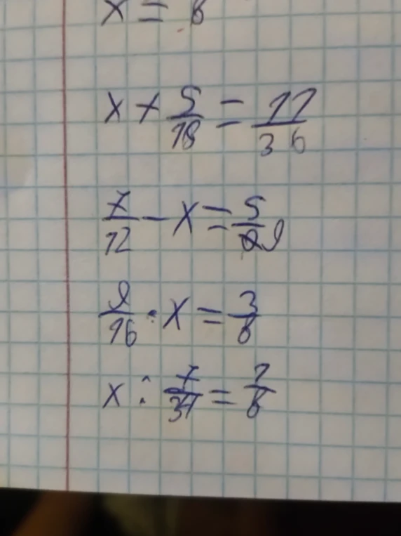x + 5/18 = 11/36