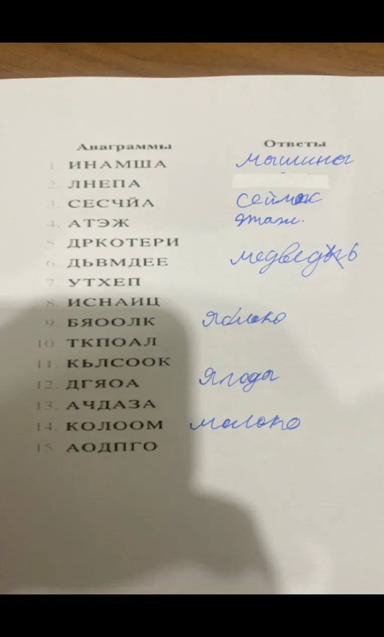 Анаграммы