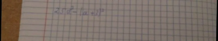 25a^2 - (a + 3)^2