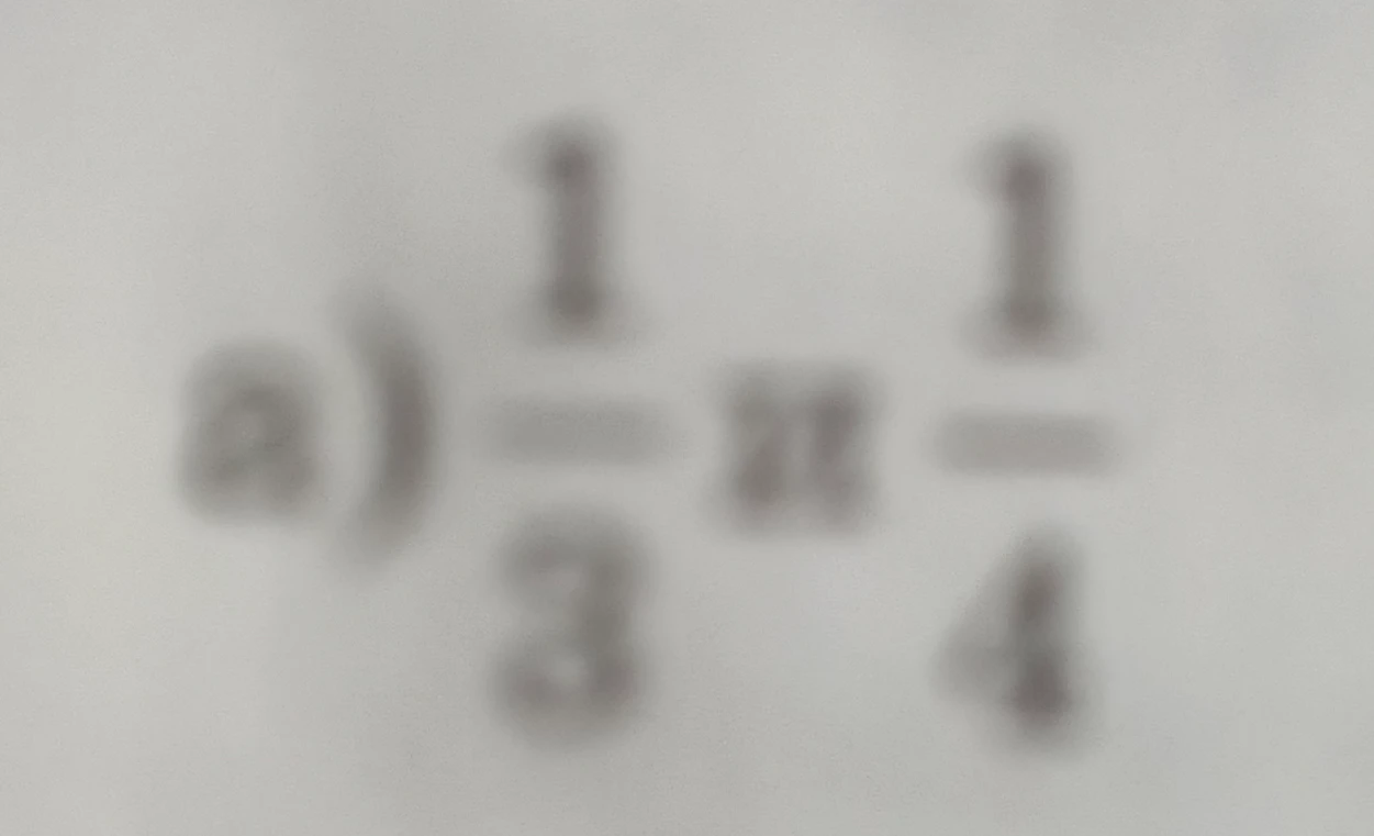 a) 1/3 и 1/4