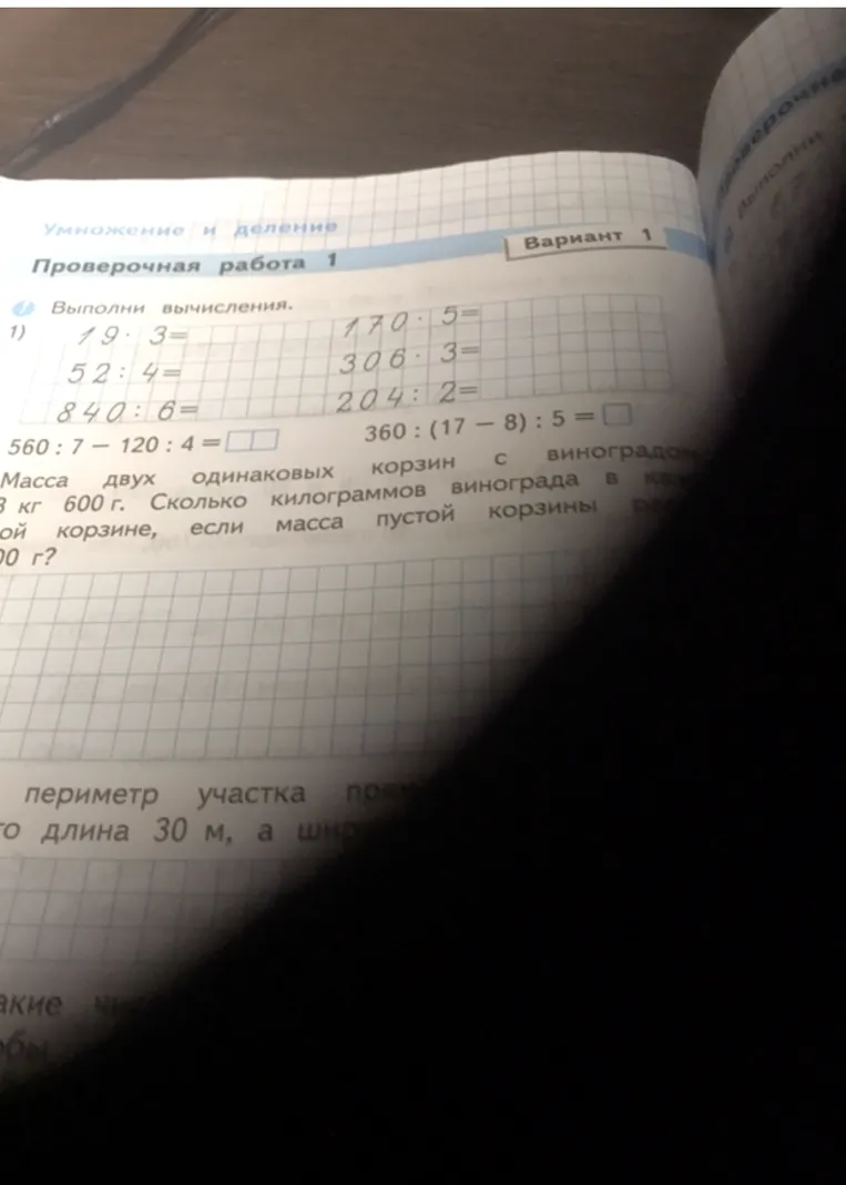 Выполни вычисления. 19 * 3 = , 52 : 4 = , 840 : 6 = , 170 * 5 = , 306 * 3 = , 204 : 2 = .