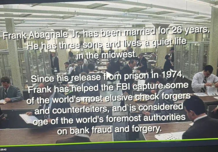 Frank Abagnale Jr. has been married for 26 years. He has three sons and lives a quiet life in the midwest.