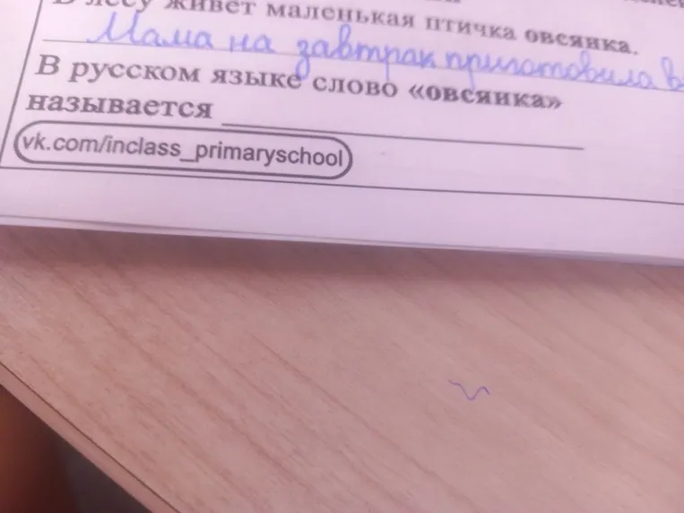 В русском языке слово «овсянка» называется