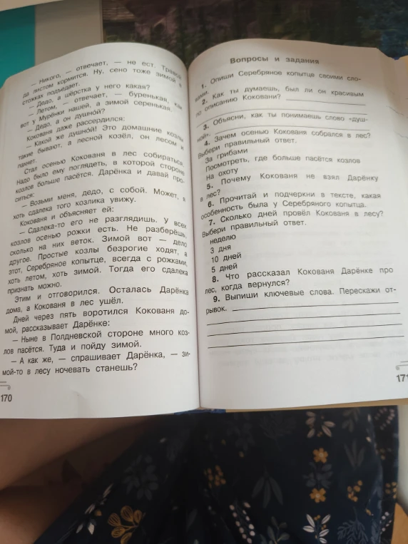 1. Опиши Серебряное копытце своими словами.