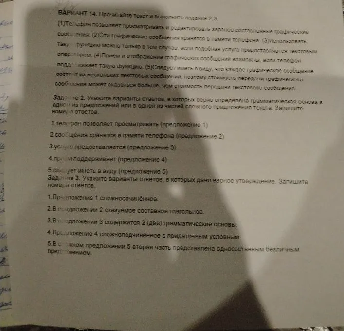 Укажите варианты ответов, в которых верно определена грамматическая основа в одном из предложений или в одной из частей сложного предложения текста.
