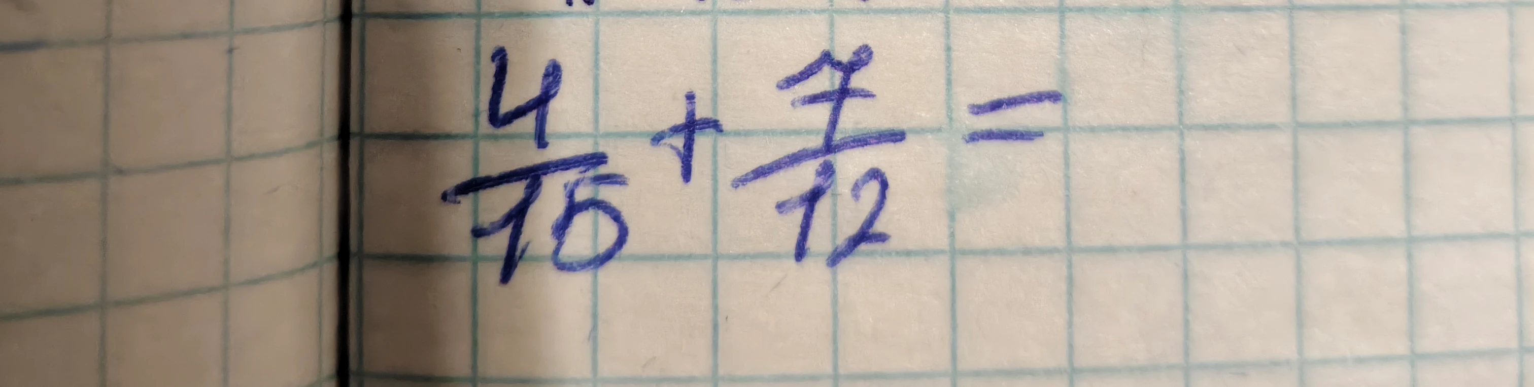 4/15 + 7/12 =