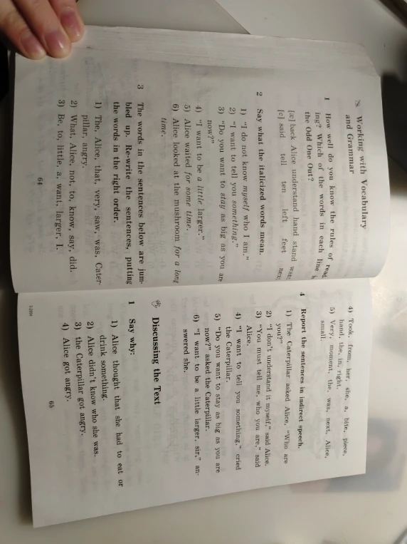 How well do you know the rules of reading? Which of the words in each line is the Odd One Out?