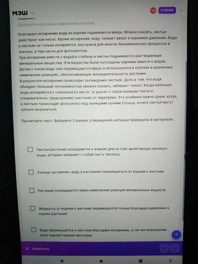 Прочитайте текст. Выберите 2 верных утверждения, которые приведены в материале.