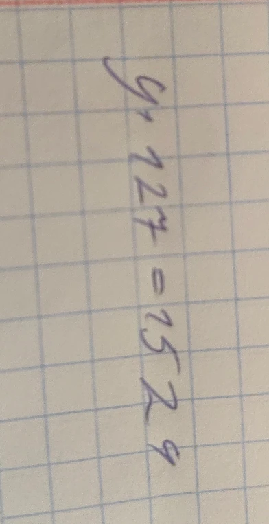 y+127=2524