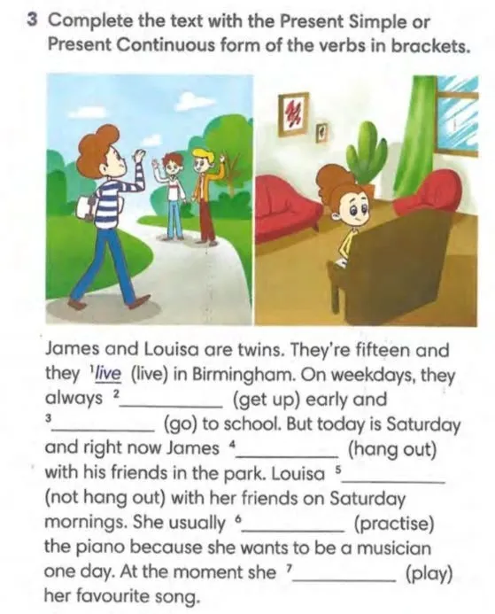 Complete the text with the Present Simple or Present Continuous form of the verbs in brackets.