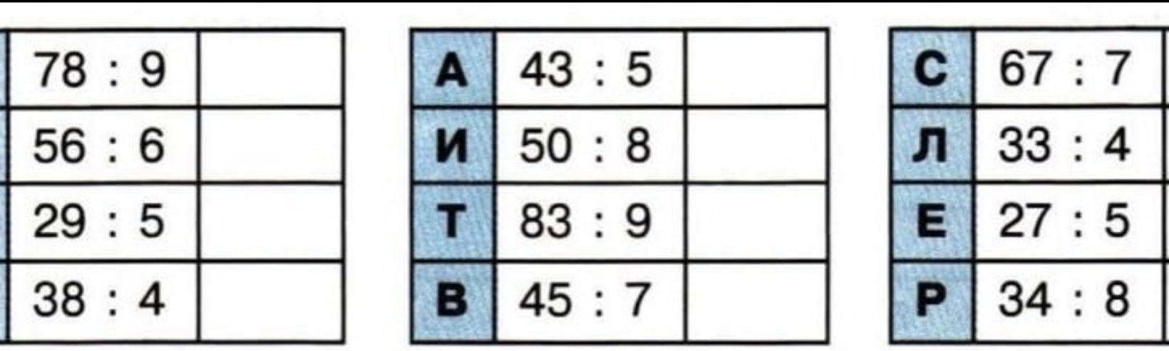 78 : 9, 56 : 6, 29 : 5, 38 : 4