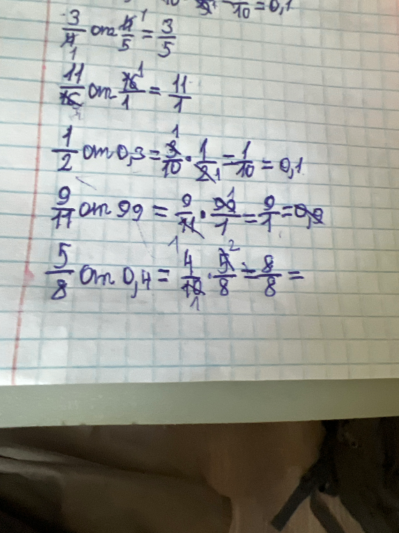 5/8 от 0,4