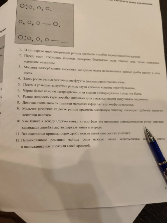 Расставьте знаки препинания.