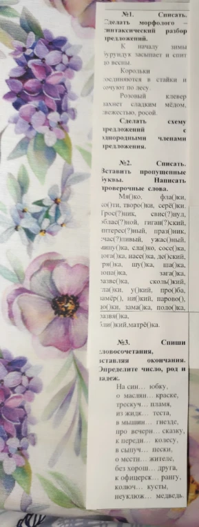 №1. Списать. Сделать морфолого-синтаксический разбор предложений. К началу зимы бурундук засыпает и спит до весны.