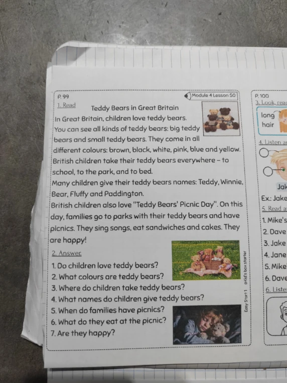 Do children love teddy bears?