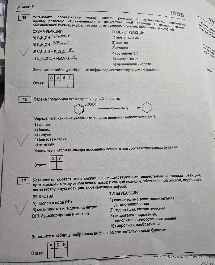 Установите соответствие между схемой реакции и органическим веществом, преимущественно образующимся в результате этой реакции.