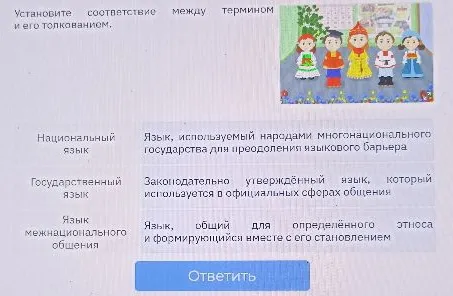 Установите соответствие между термином и его толкованием.