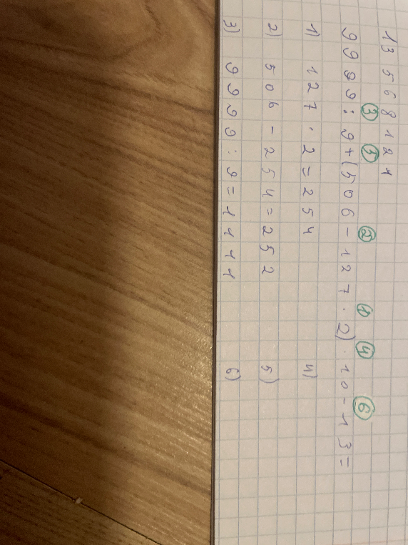 9999 : 9 + (506 - 127 * 2) * 10 - 13 =