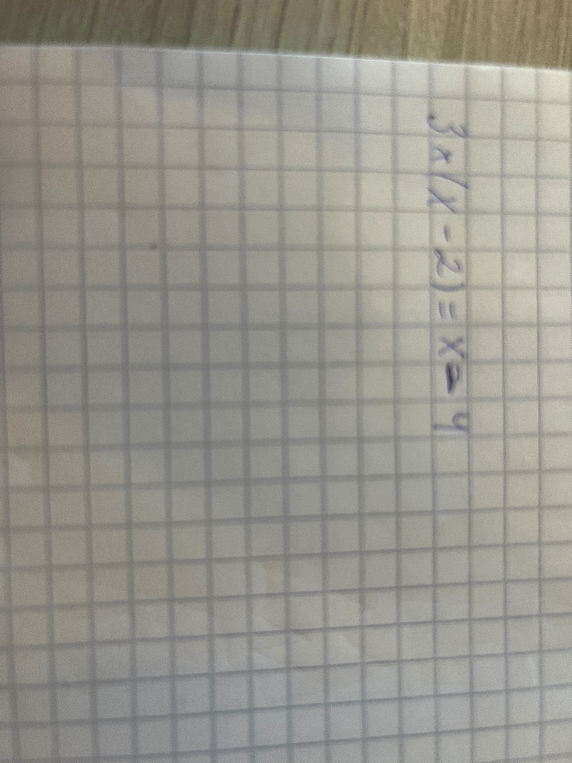 3x(x-2)=x-4