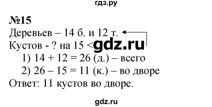 ГДЗ по математике 3 класс Истомина   часть 1 - 15, Решебник 2023