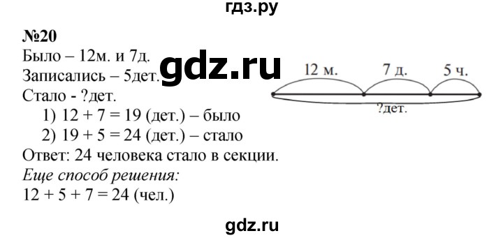 ГДЗ по математике 3 класс Истомина   часть 1 - 20, Решебник 2023