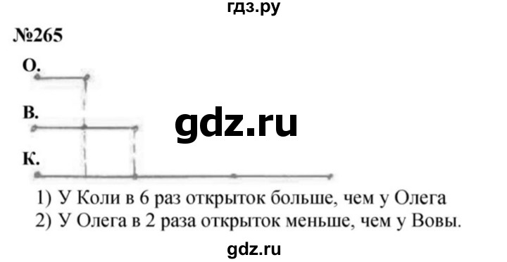 ГДЗ по математике 3 класс Истомина   часть 1 - 265, Решебник 2023