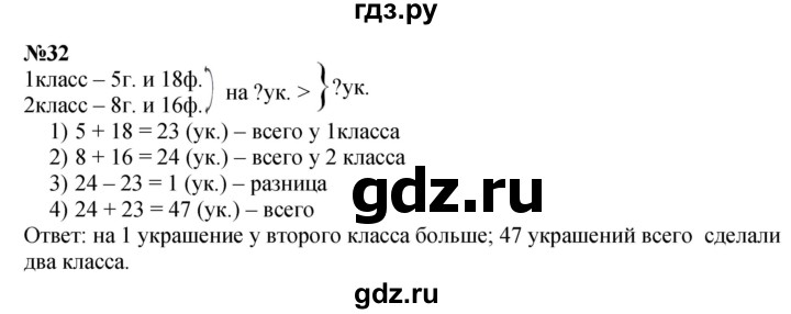ГДЗ по математике 3 класс Истомина   часть 1 - 32, Решебник 2023