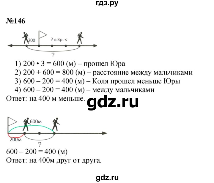 ГДЗ по математике 3 класс Истомина   часть 2 - 146, Решебник 2023