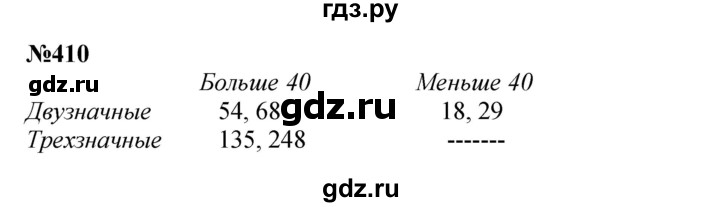 ГДЗ по математике 3 класс Истомина   часть 2 - 410, Решебник 2023