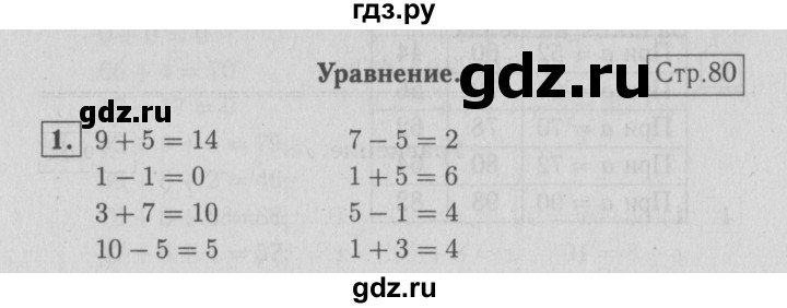 ГДЗ по математике 2 класс  Моро   часть 1. страница - 80, Решебник №3 к учебнику 2016