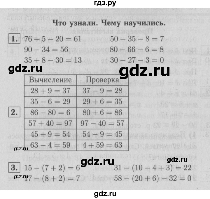 ГДЗ по математике 2 класс  Моро   часть 1. страница - 90, Решебник №3 к учебнику 2016