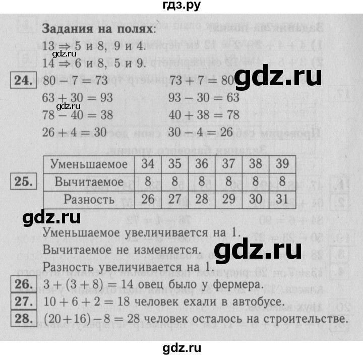 ГДЗ по математике 2 класс  Моро   часть 1. страница - 93, Решебник №3 к учебнику 2016