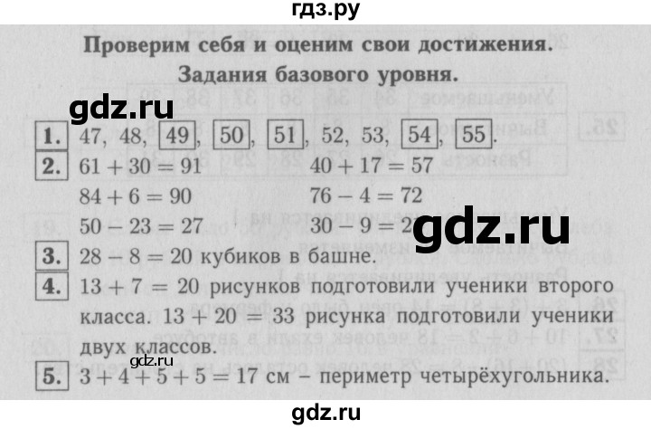 ГДЗ по математике 2 класс  Моро   часть 1. страница - 94, Решебник №3 к учебнику 2016