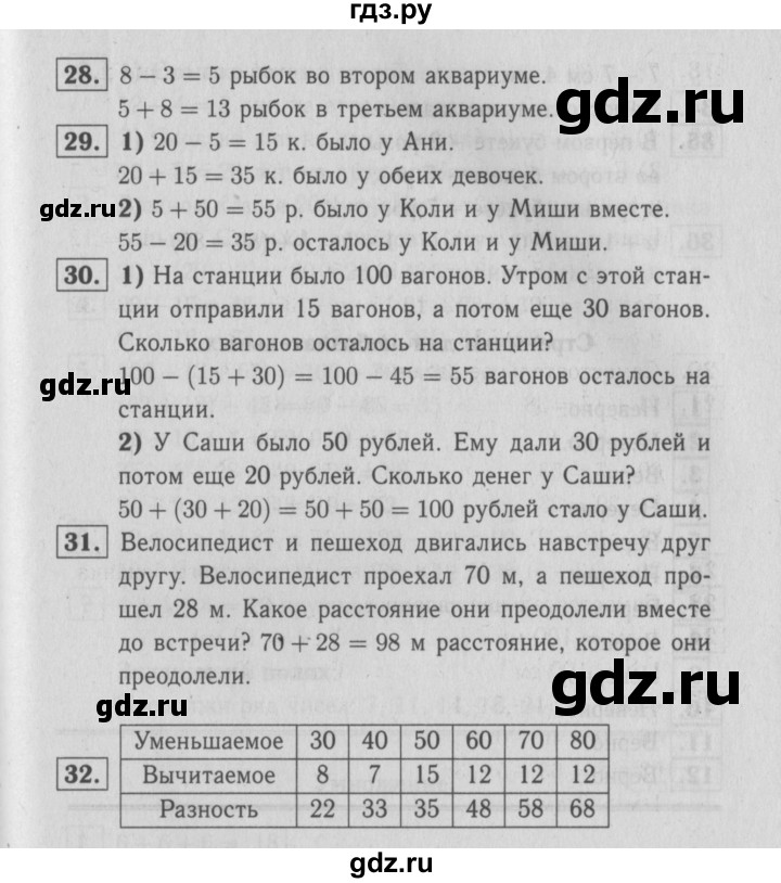 ГДЗ по математике 2 класс  Моро   часть 2. страница - 44, Решебник №3 к учебнику 2016