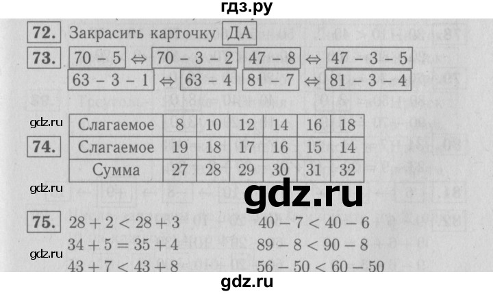 ГДЗ по математике 2 класс Моро рабочая тетрадь  часть 1. страница - 53, Решебник №3 2016