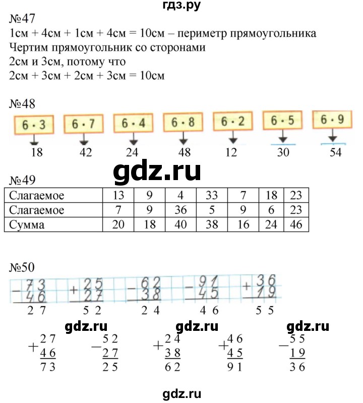 ГДЗ по математике 2 класс Моро рабочая тетрадь  часть №2 страница - 67, Решебник к тетради 2023