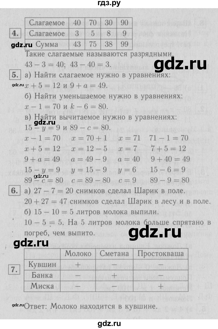ГДЗ по математике 3 класс Демидова   часть 1. страница - 5, Решебник №1 к учебнику 2016